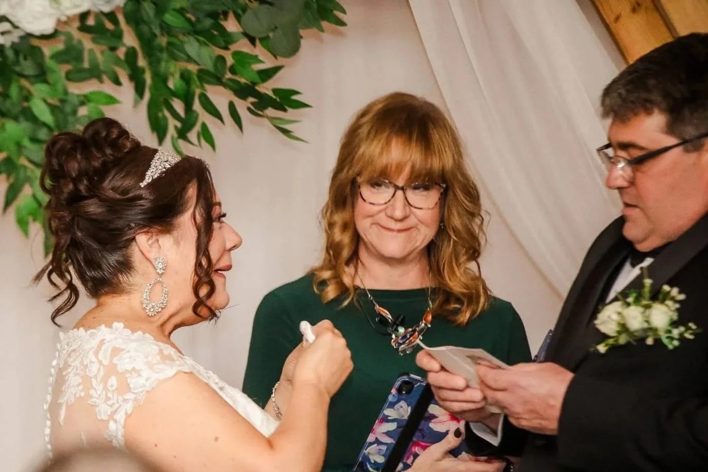 Erica Gumieny wedding and funeral officiant