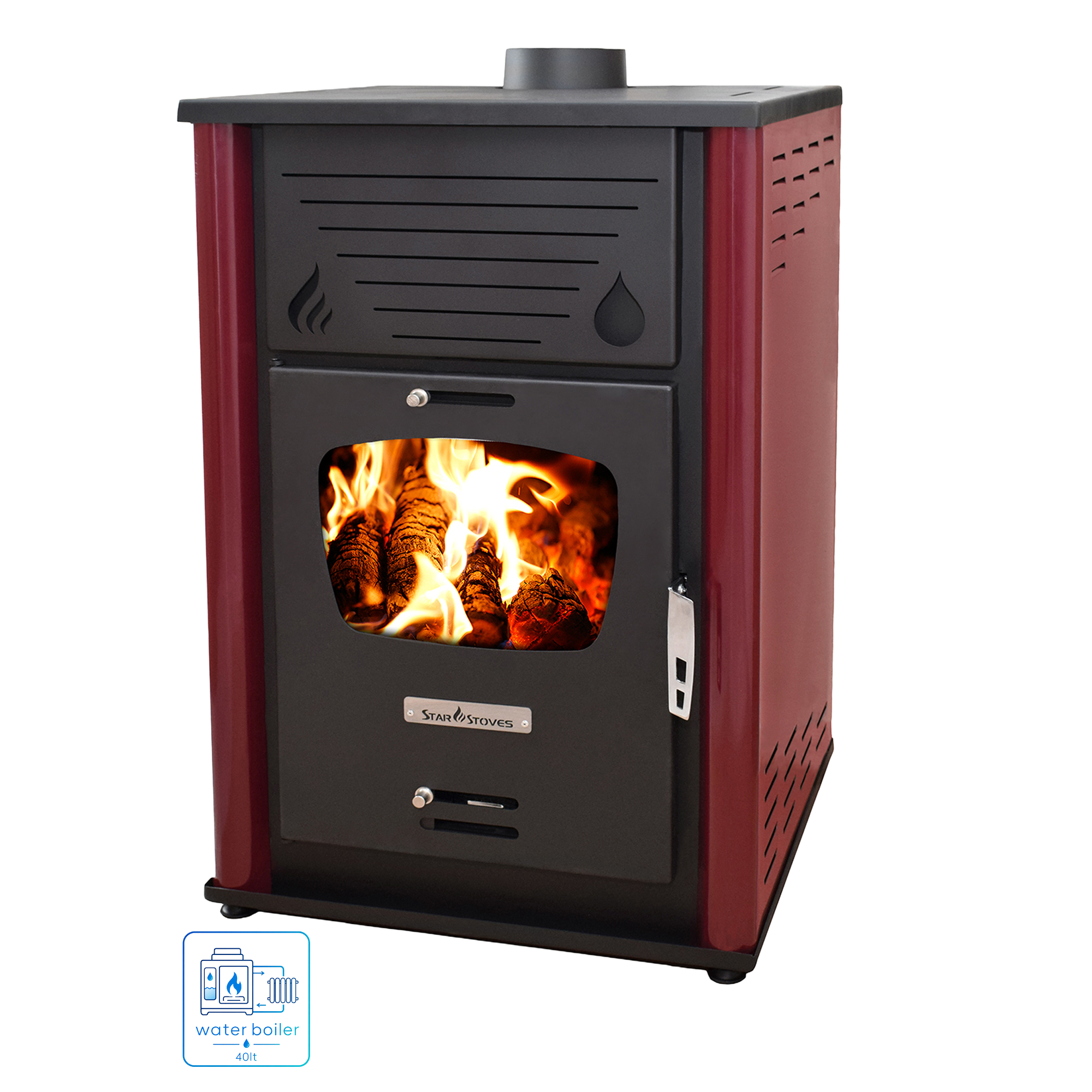 Σόμπα Ξύλου με Boiler SB30