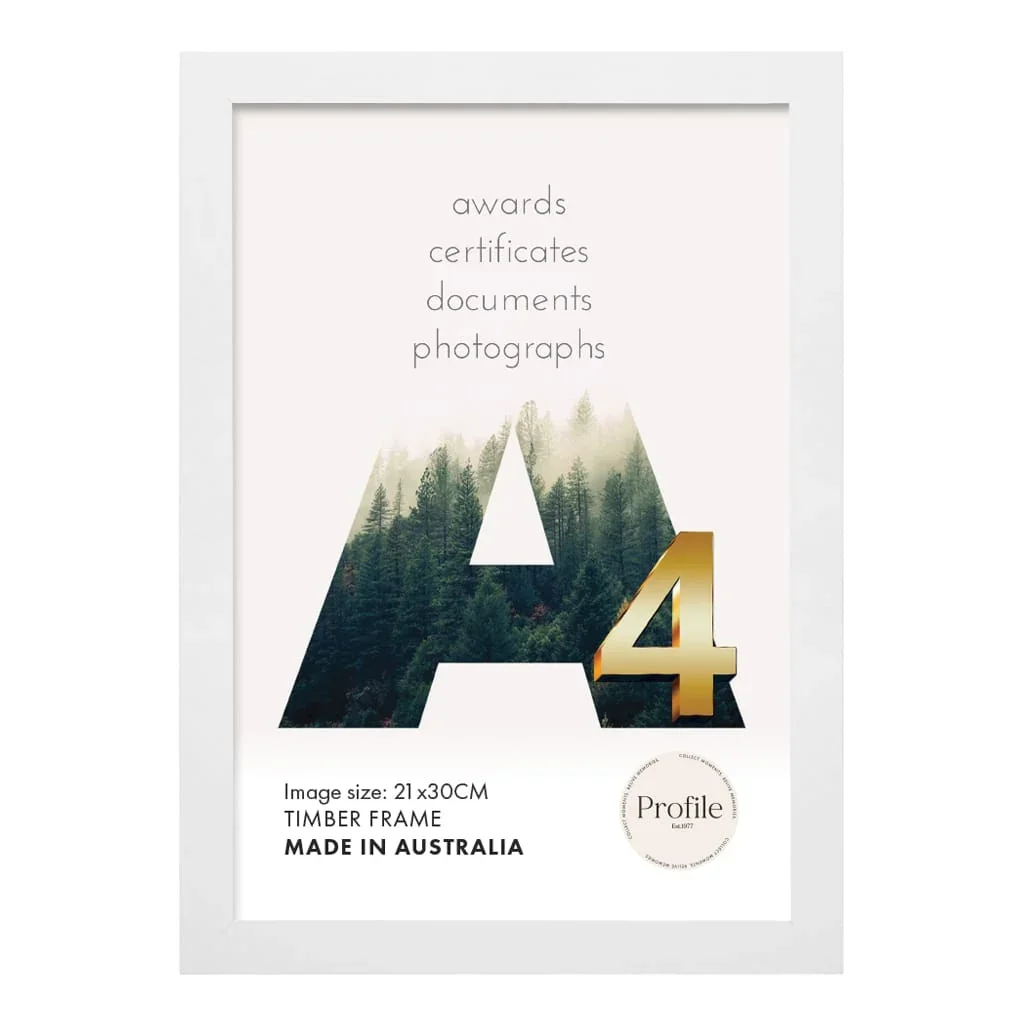 shop-elegant-white-certificate-picture-frame-a4-21x29-7cm-from-our-collection-of-australian-made-picture-frames-by-profile-australia-1246836519.webp
