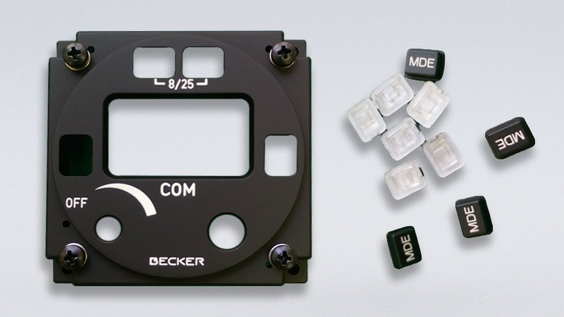 Plastic Injection Molding, Double Layer Painting, & Laser Etching