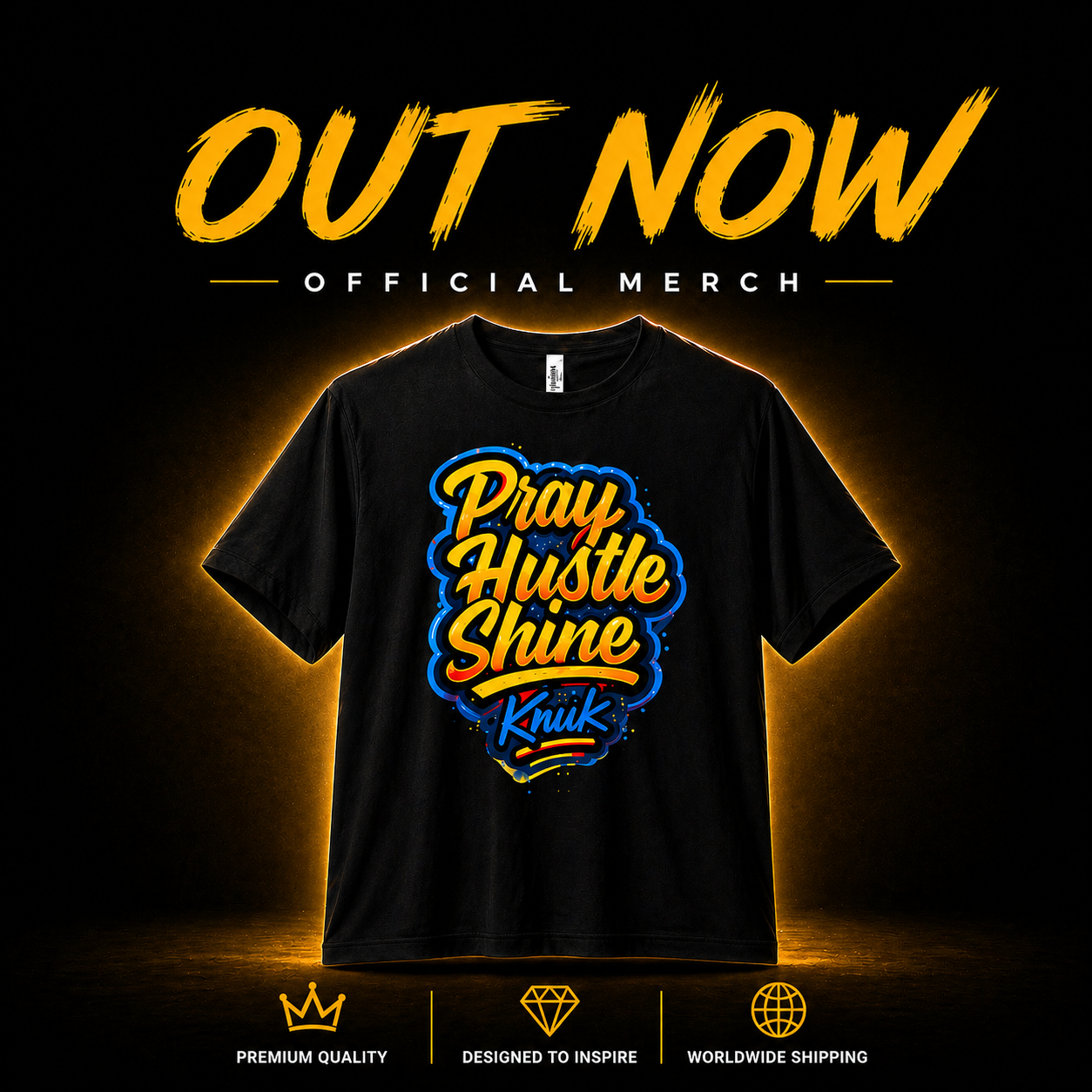 Pray Hustle Shine Shirt