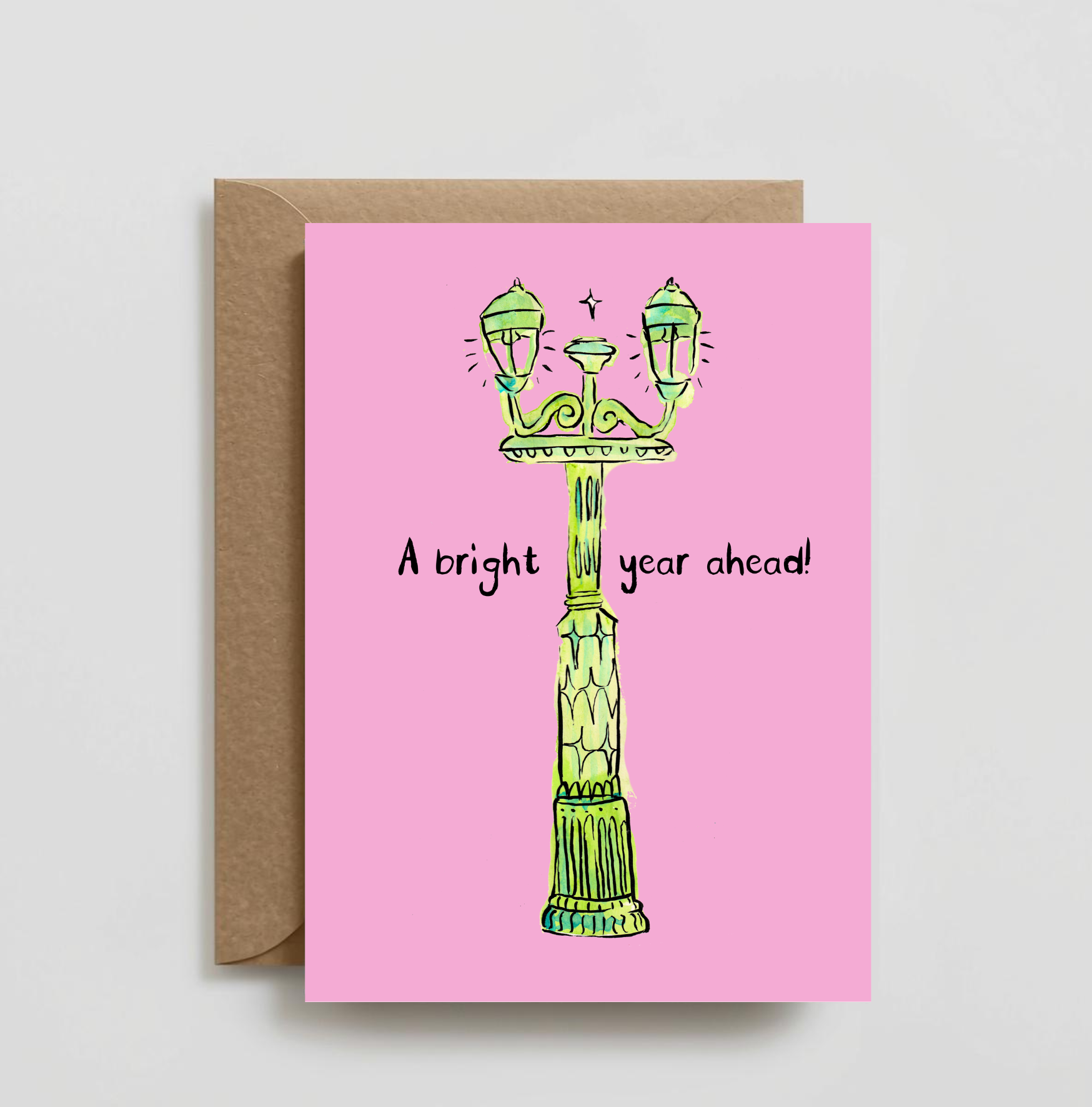 Bright Year Ahead Greeting Card