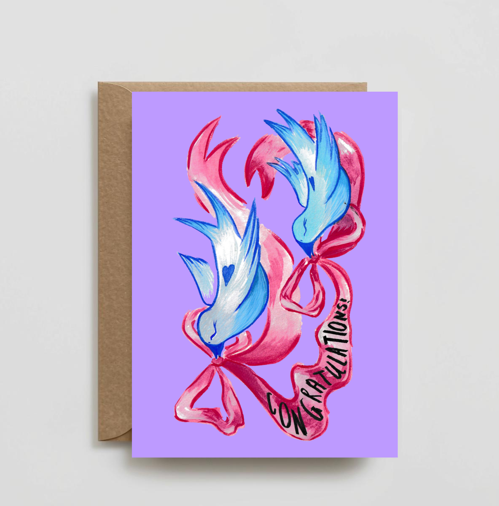 Elegant Dove Congratulations Card