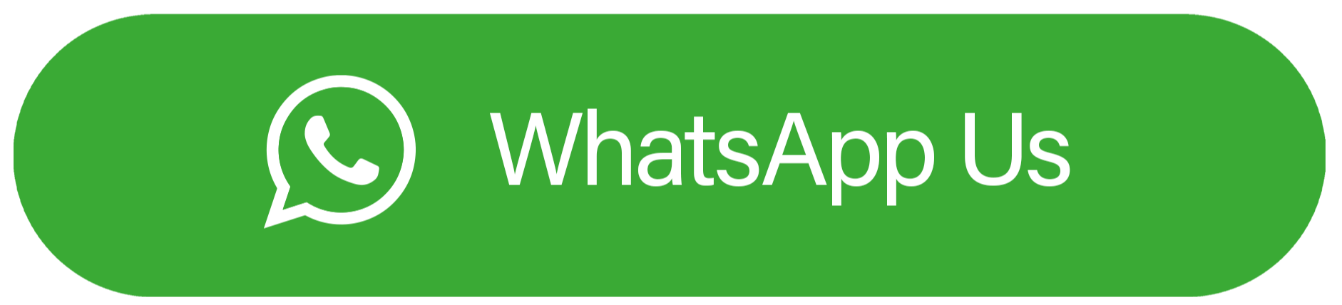 A green button with the WhatsApp logo and the text 'WhatsApp Us' on it.