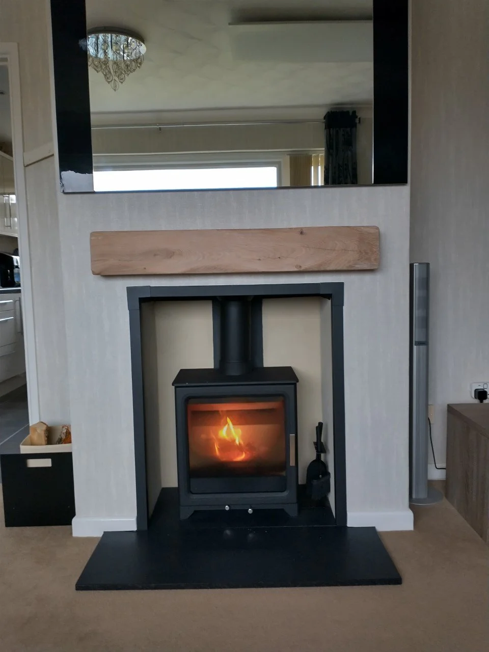 Fitted Log Buner by Stubby's Stove Insatallations