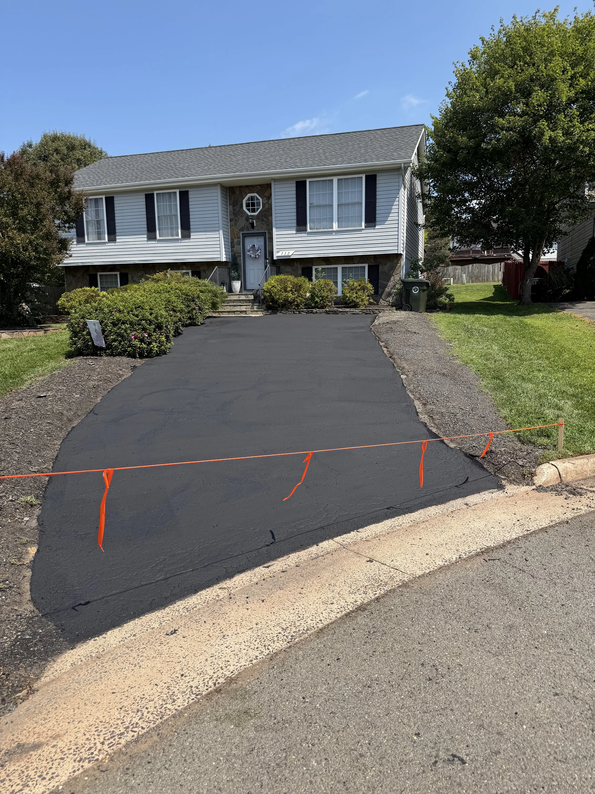This home was restored August 29, 2026. This is the after picture by K & A Sealcoating & Paving.