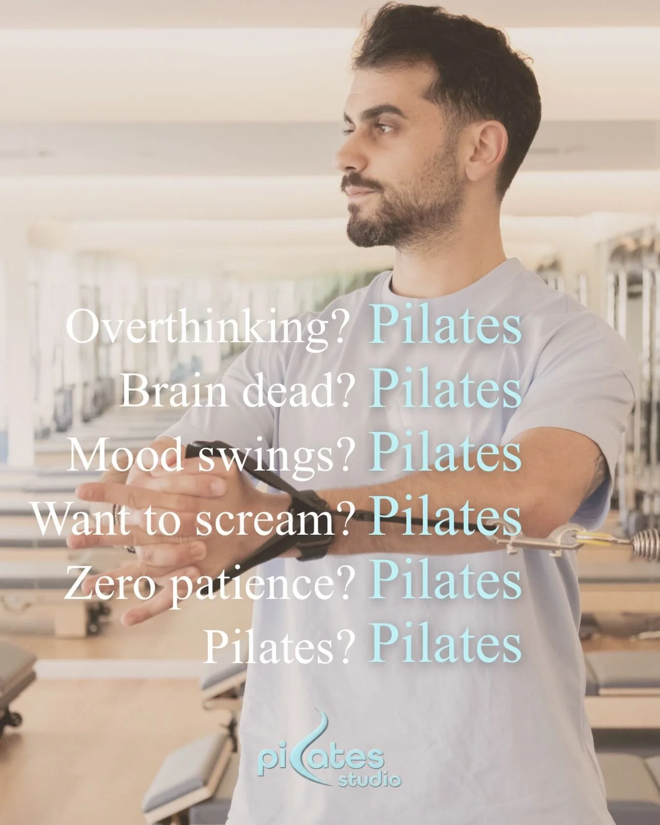 The choice is clear. The time is now. Feeling stressed, tired, or just plain done? Stop searching and start doing. 
Pilates isn&rsquo;t just an answer, it&rsquo;s THE answer.👀

#pilates #pilatesreformer #pilatesinstructor #reformer #pilatesstudio