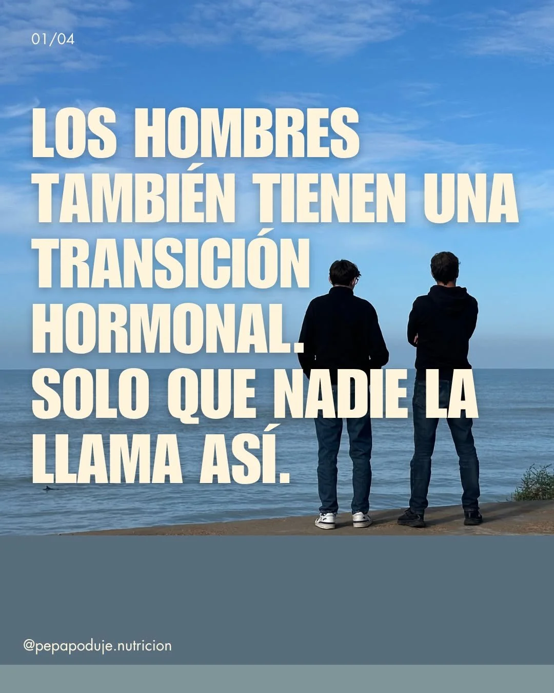 Se. habla mucho de la menopausia por la ca&iacute;da hormonal dr&aacute;stica pero casi nada de la andropausia.

La testosterona en el hombre empieza a declinar alrededor de los 35 a&ntilde;os a un ritmo de 1&ndash;2% anual. No es un evento puntual c