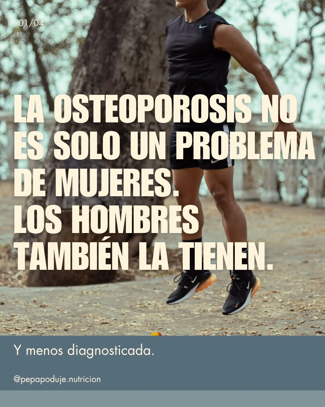 La osteoporosis se asocia casi exclusivamente a las mujeres. Pero el 30% de las fracturas de cadera en personas mayores ocurren en hombres, y la mortalidad asociada a esas fracturas es mayor que en mujeres.

La testosterona tiene efecto directo en la