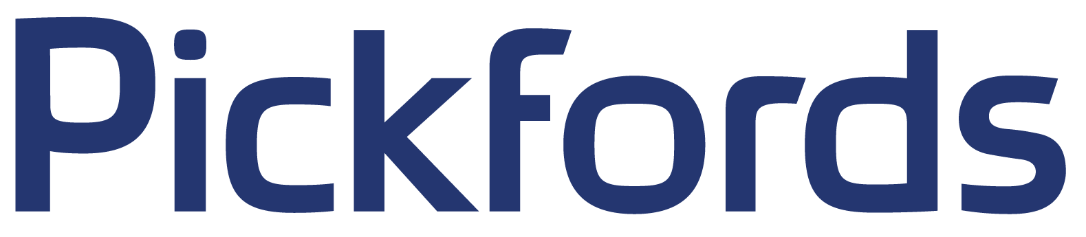 The image features the Pickfords logo in blue text on a white background.