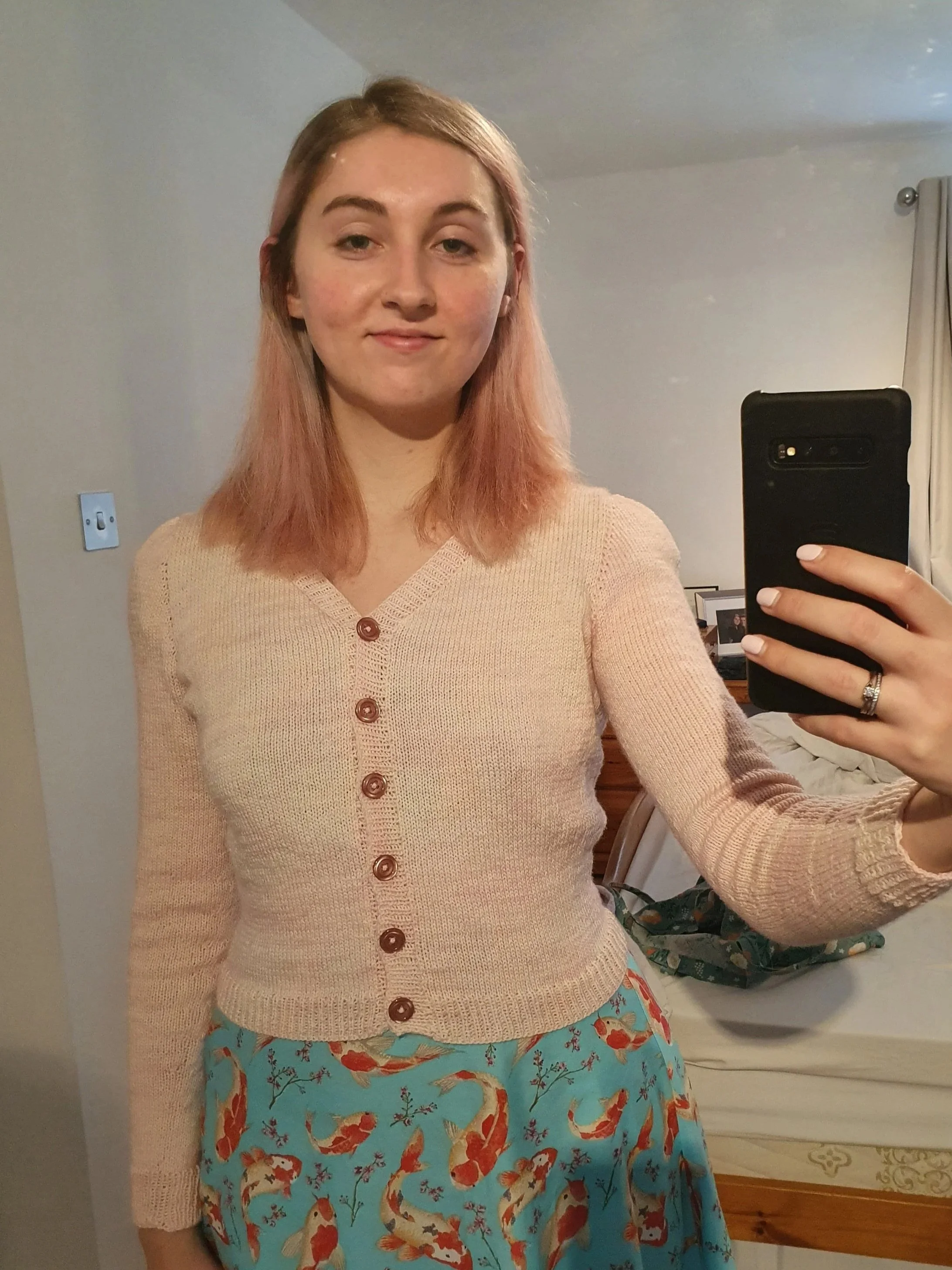 Pattern: Honey Bop cardigan by Poison Grrls.