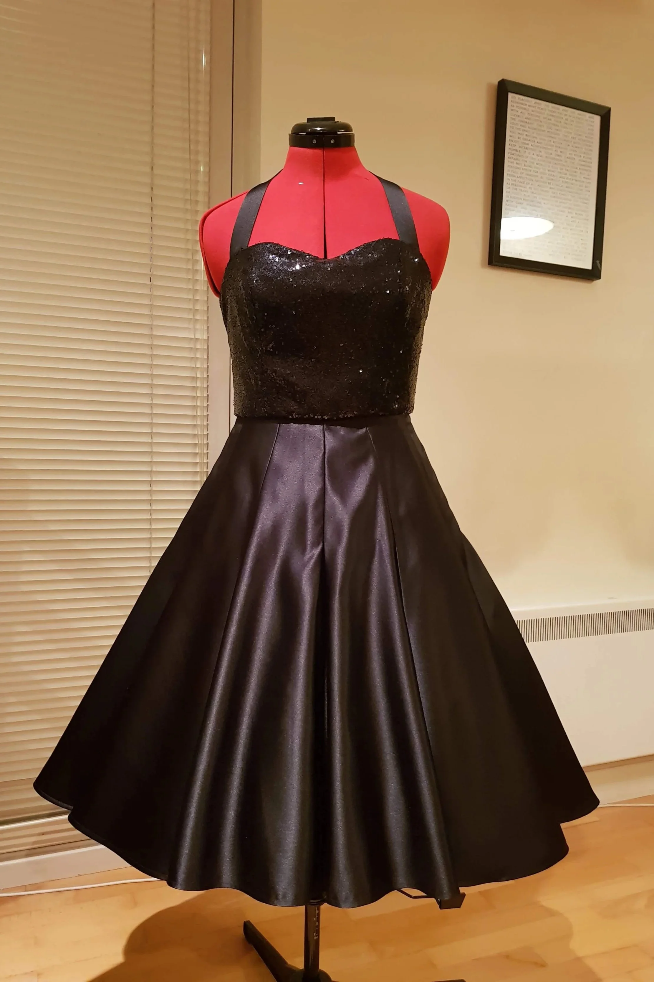 This dress was a practice run of my wedding dress pattern with added halter strap. Pattern from Gertie's Ultimate Dress Book by Gretchen Hirsch.