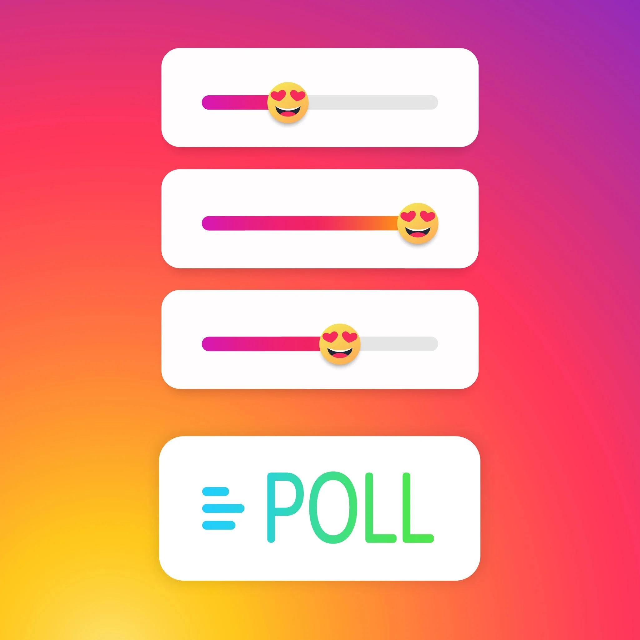 Polling emojis