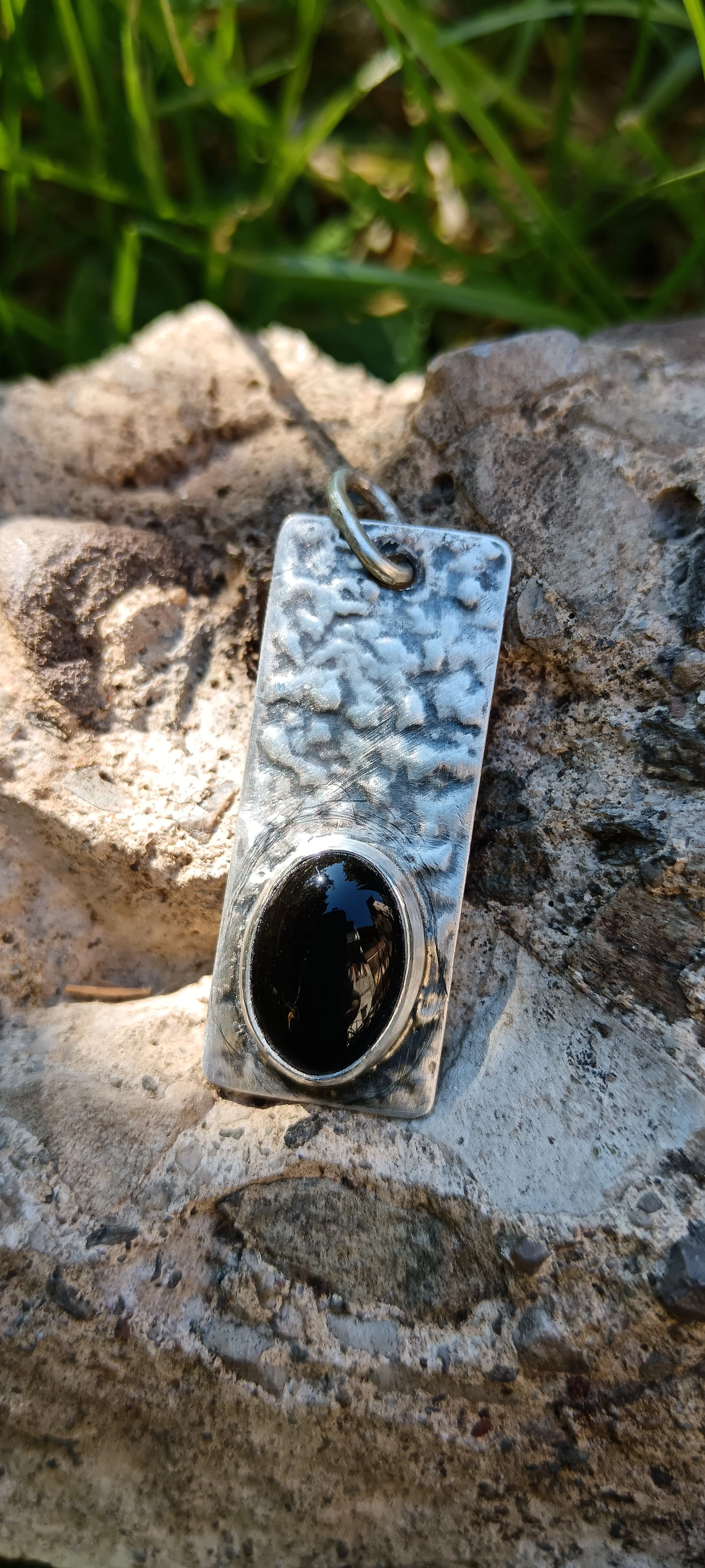 Pendente a Barretta, Calcedonio