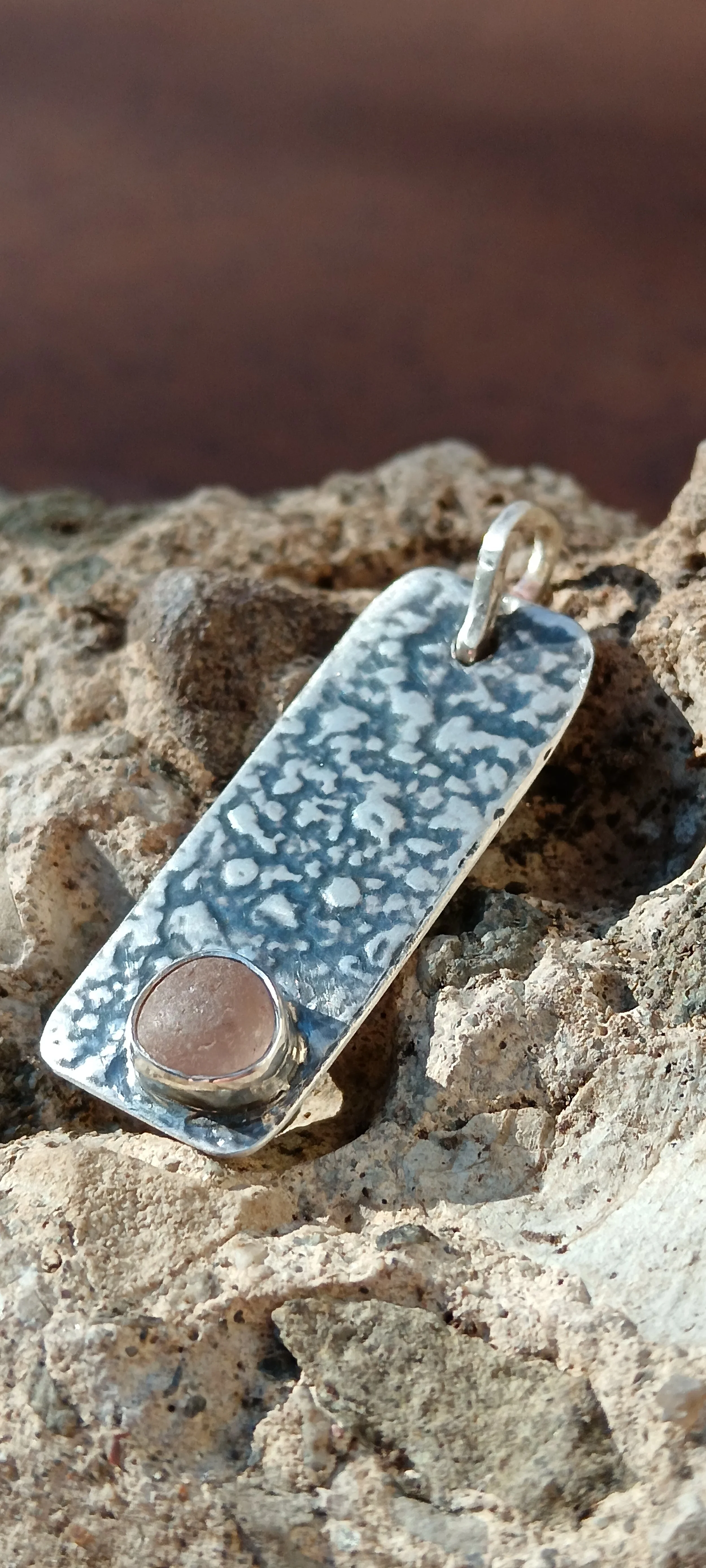 Pendente Onda di Mare, Rosa