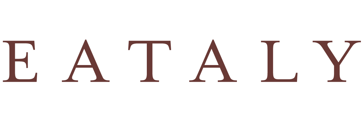 Eataly logo with brown text font