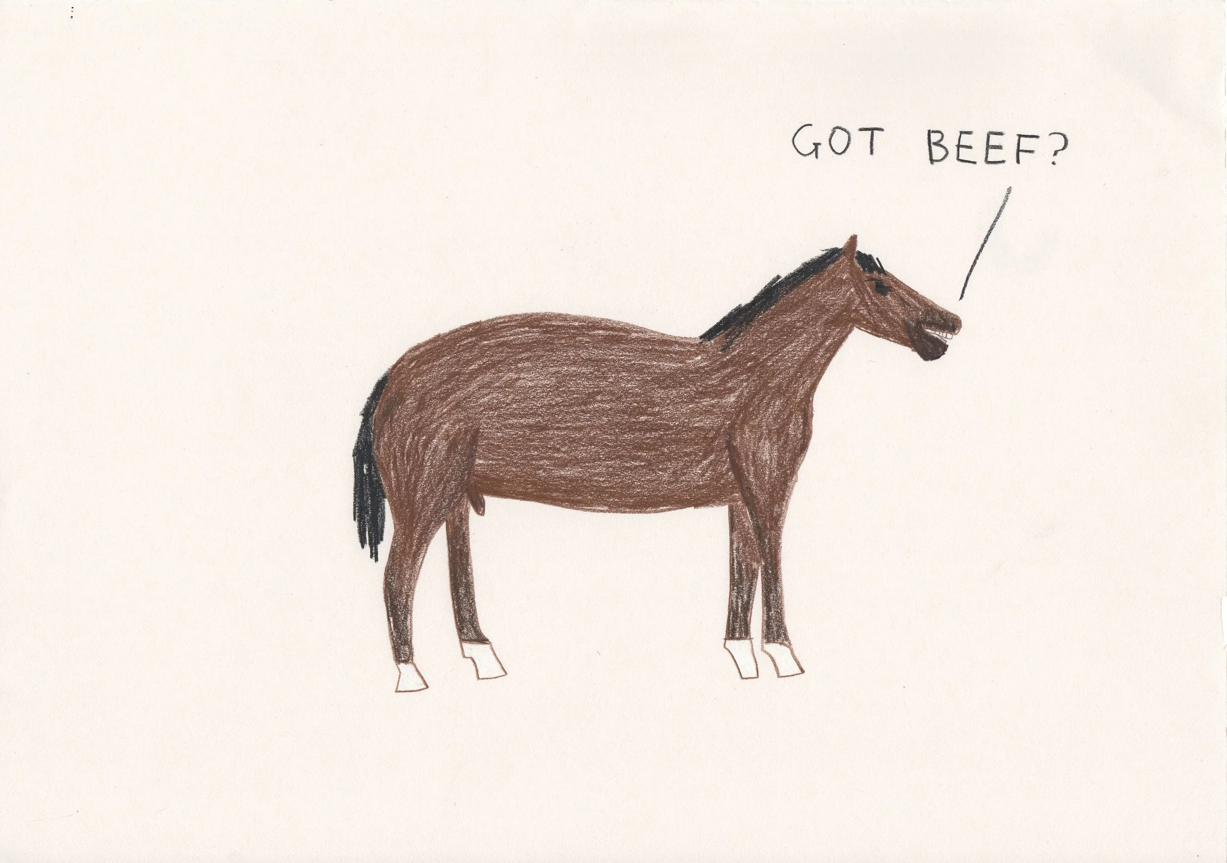 Got Beef?
pencil on paper
21 x 30 cm