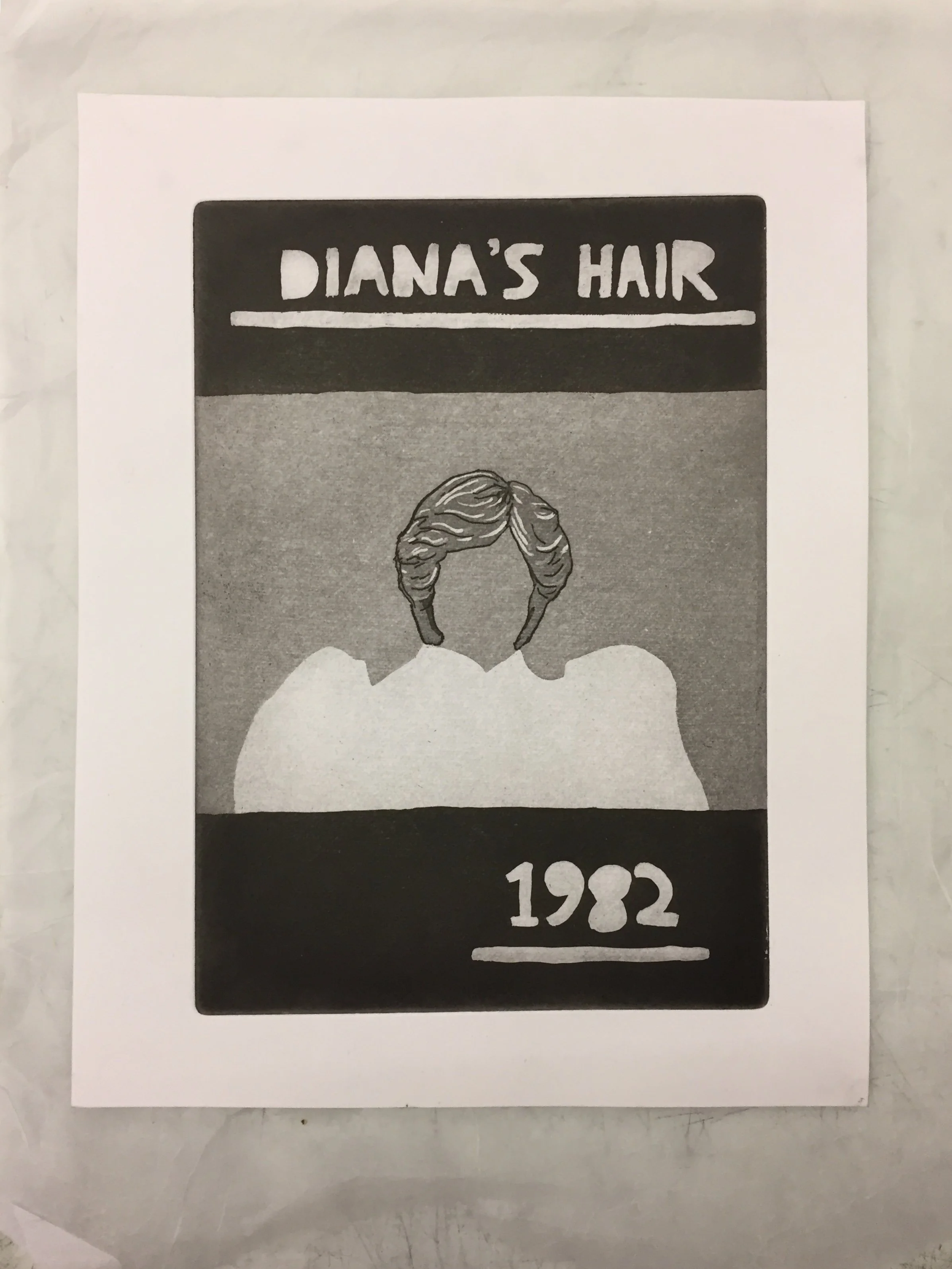 Diana's Hair, 1982, 2018
Etching
