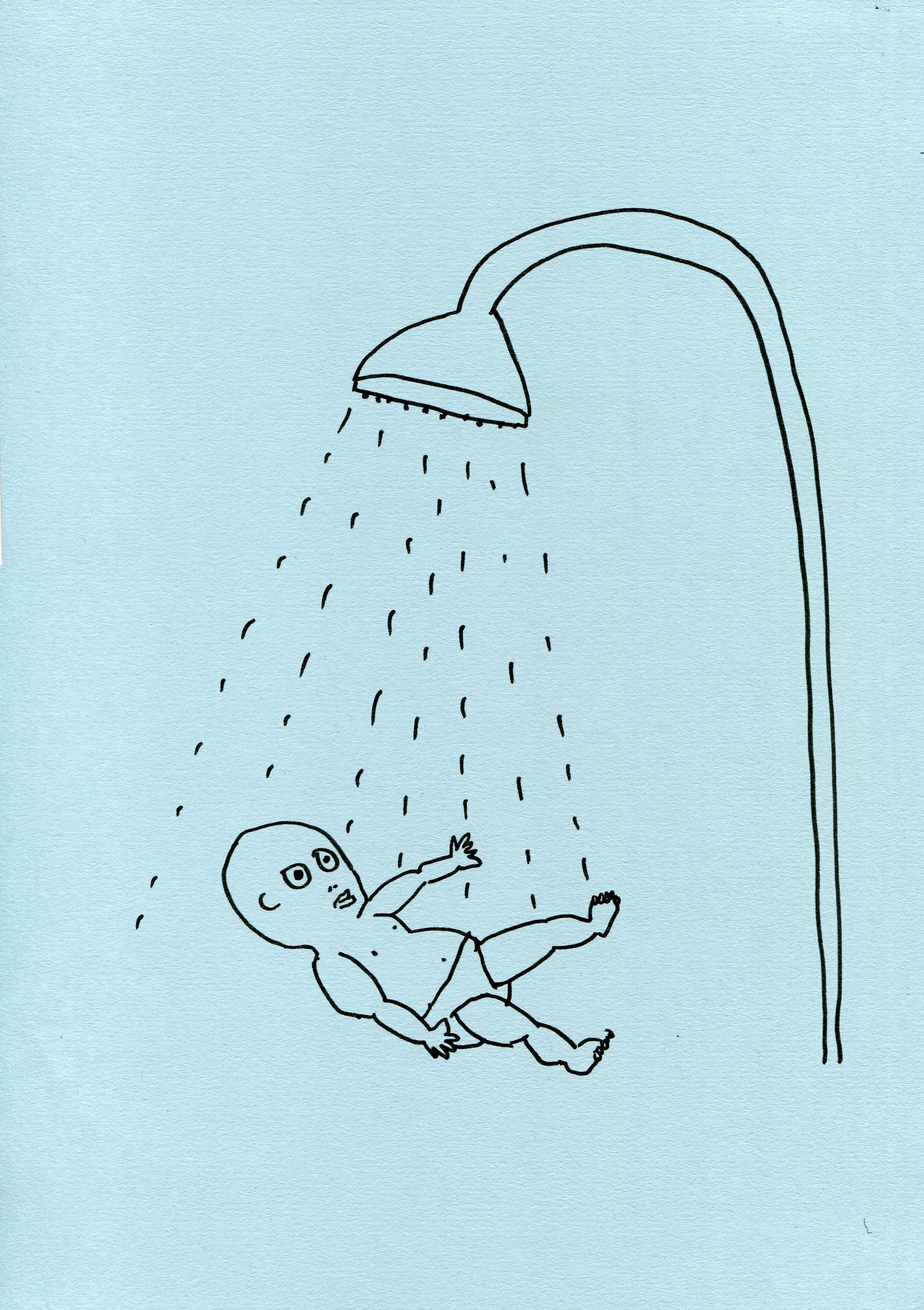Baby Shower, 2017
Pen on paper
21 x 30 cm