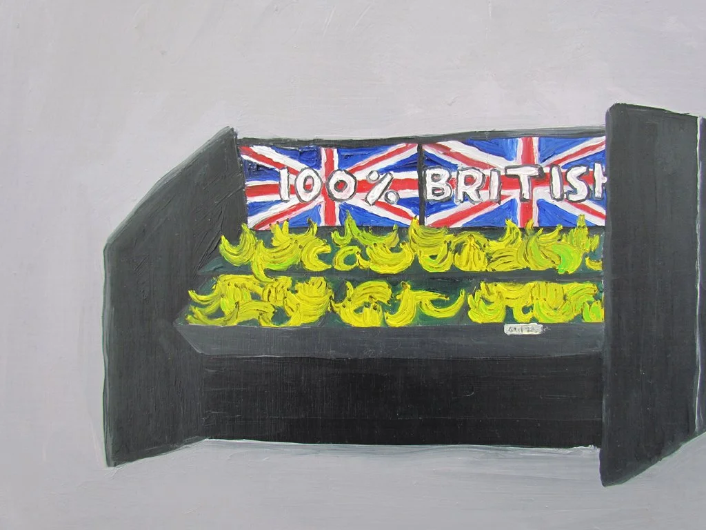 100% British, 2012
Oil on board
