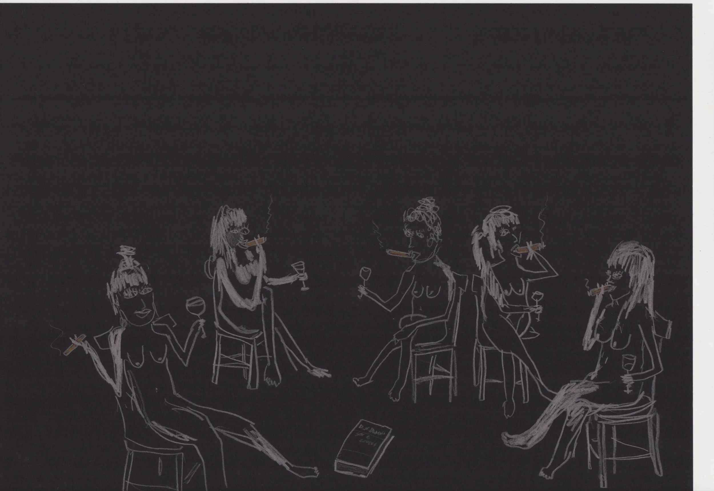 Book Club, 2015
Pencil on paper
30 x 42 cm