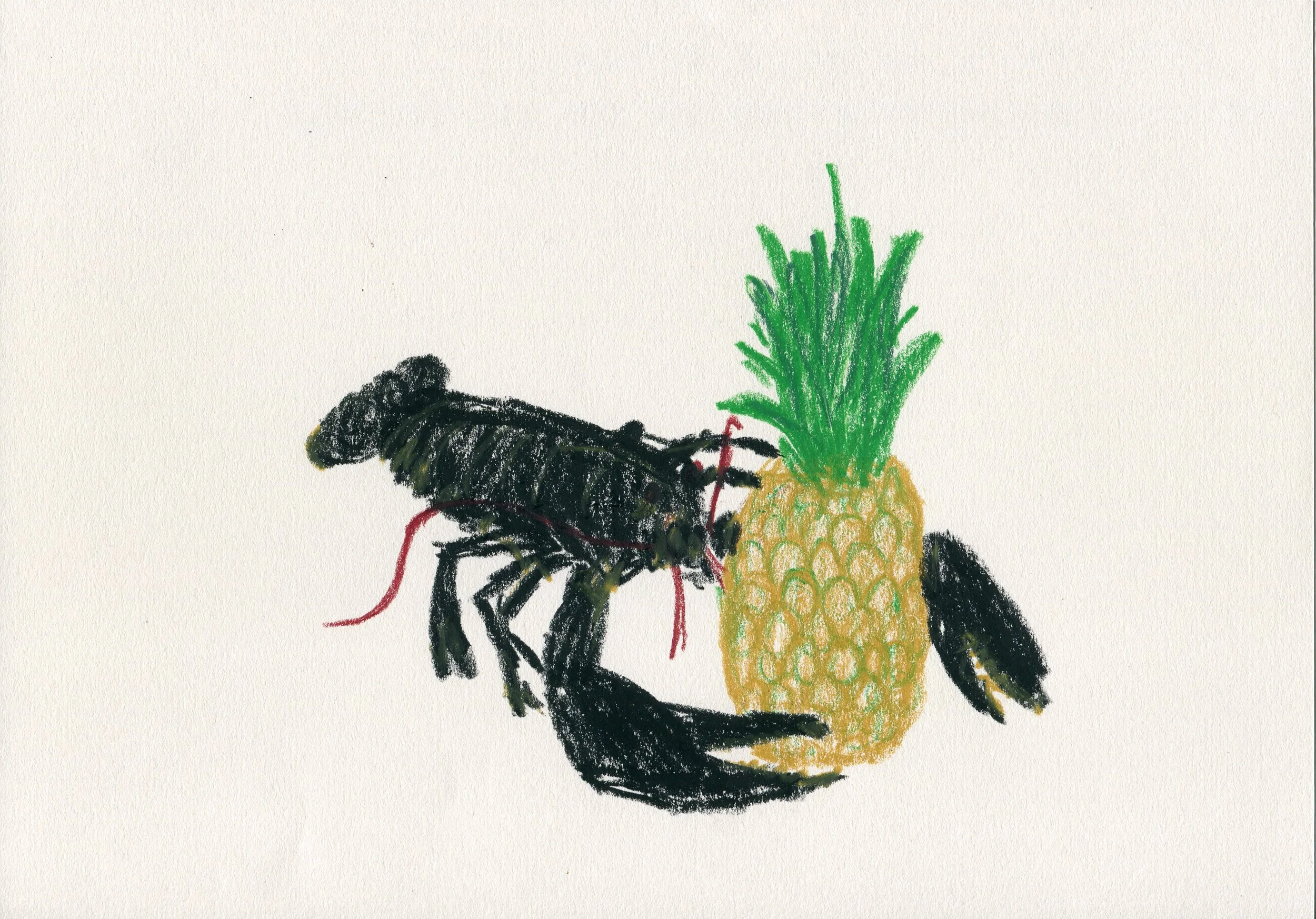 Still Live, 2014
Wax oil pastel on paper
21 x 30 cm