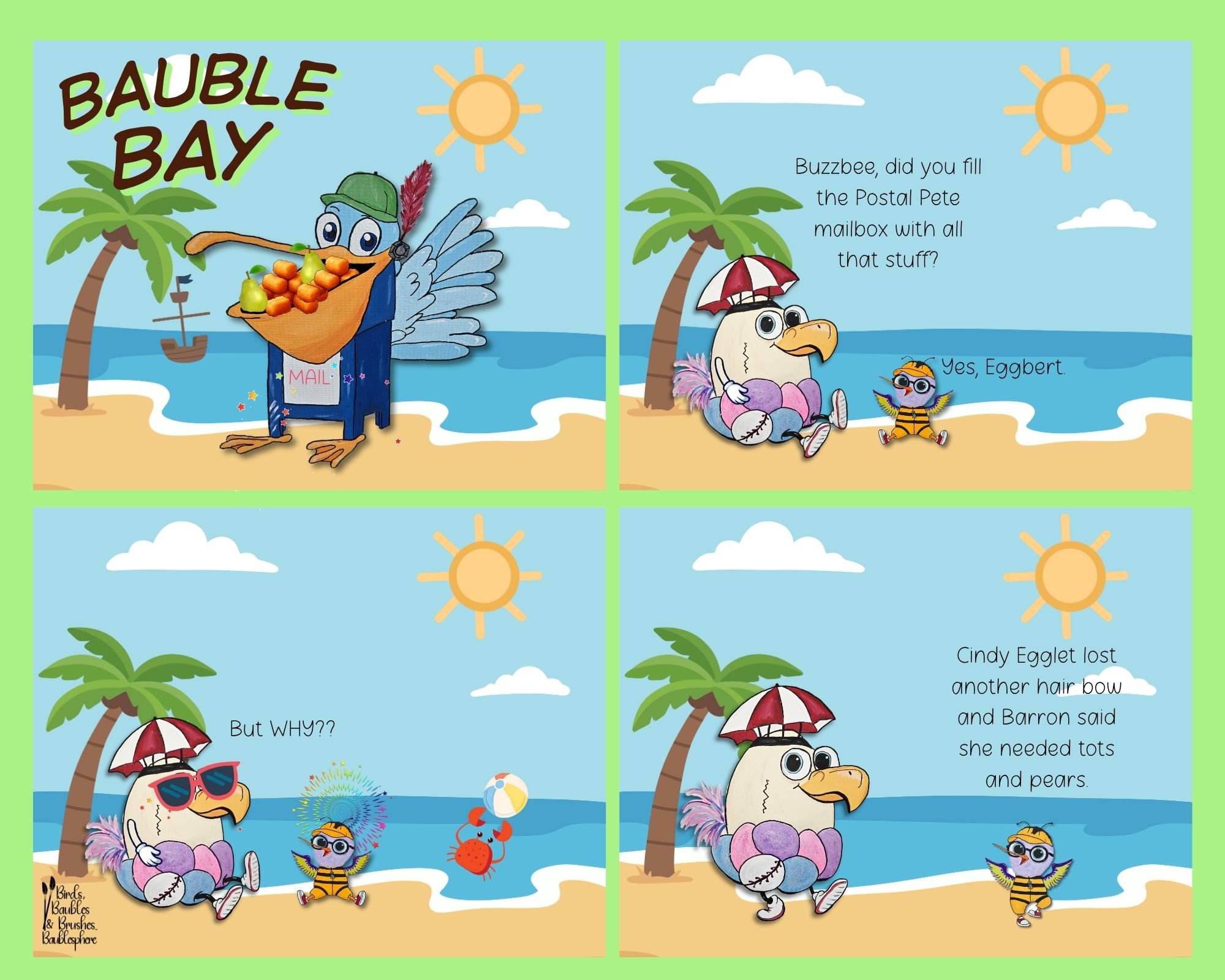 Postmaster Pelican Pete Receives Strange Post