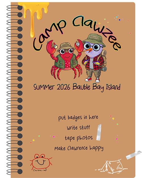 Camp Clawzee Journal Cover Download