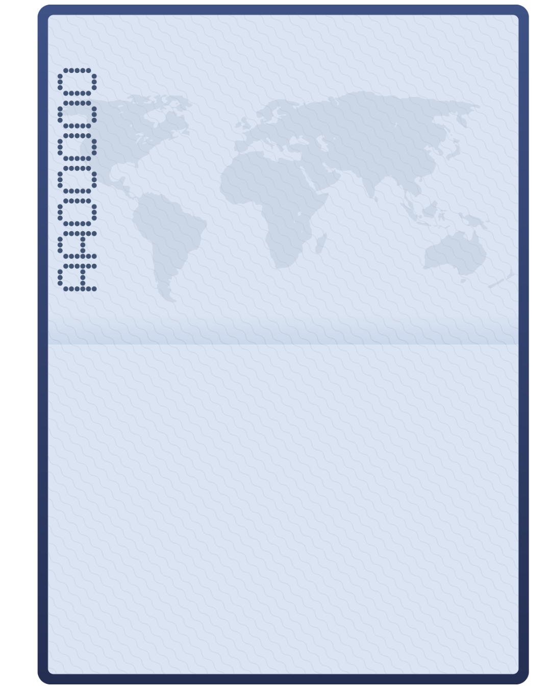 Vacation Vanna's Passport Book Pages