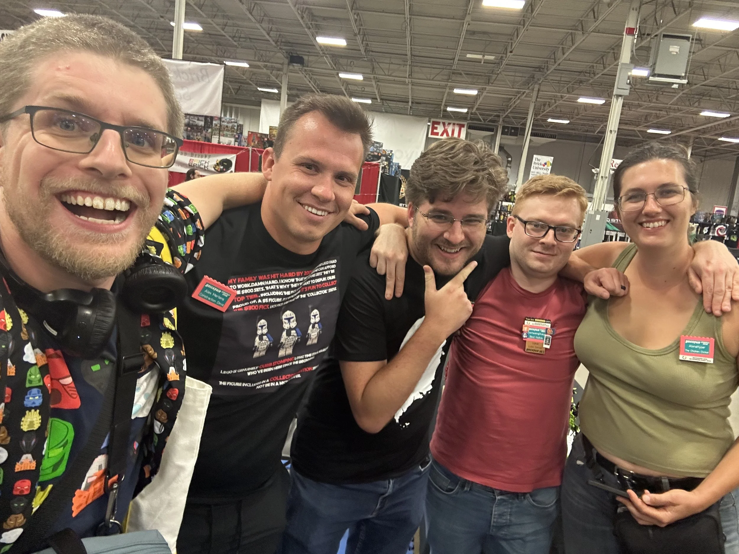Eric with Friends at Brickfair
