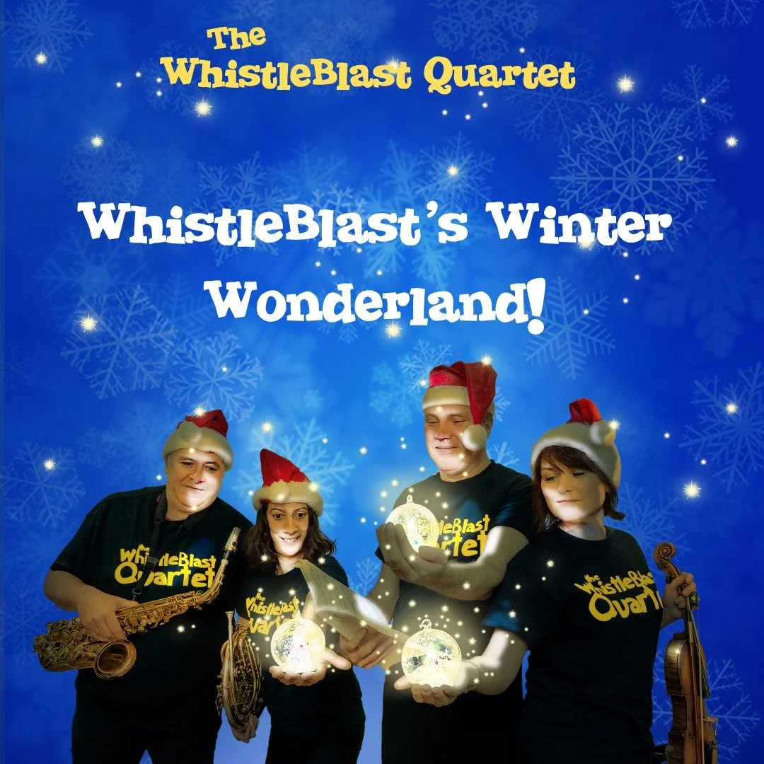 WhistleBlast's Winter Wonderland for schools and young families. Lots of bell ringing, singing and enjoying live joyful story telling and performance...