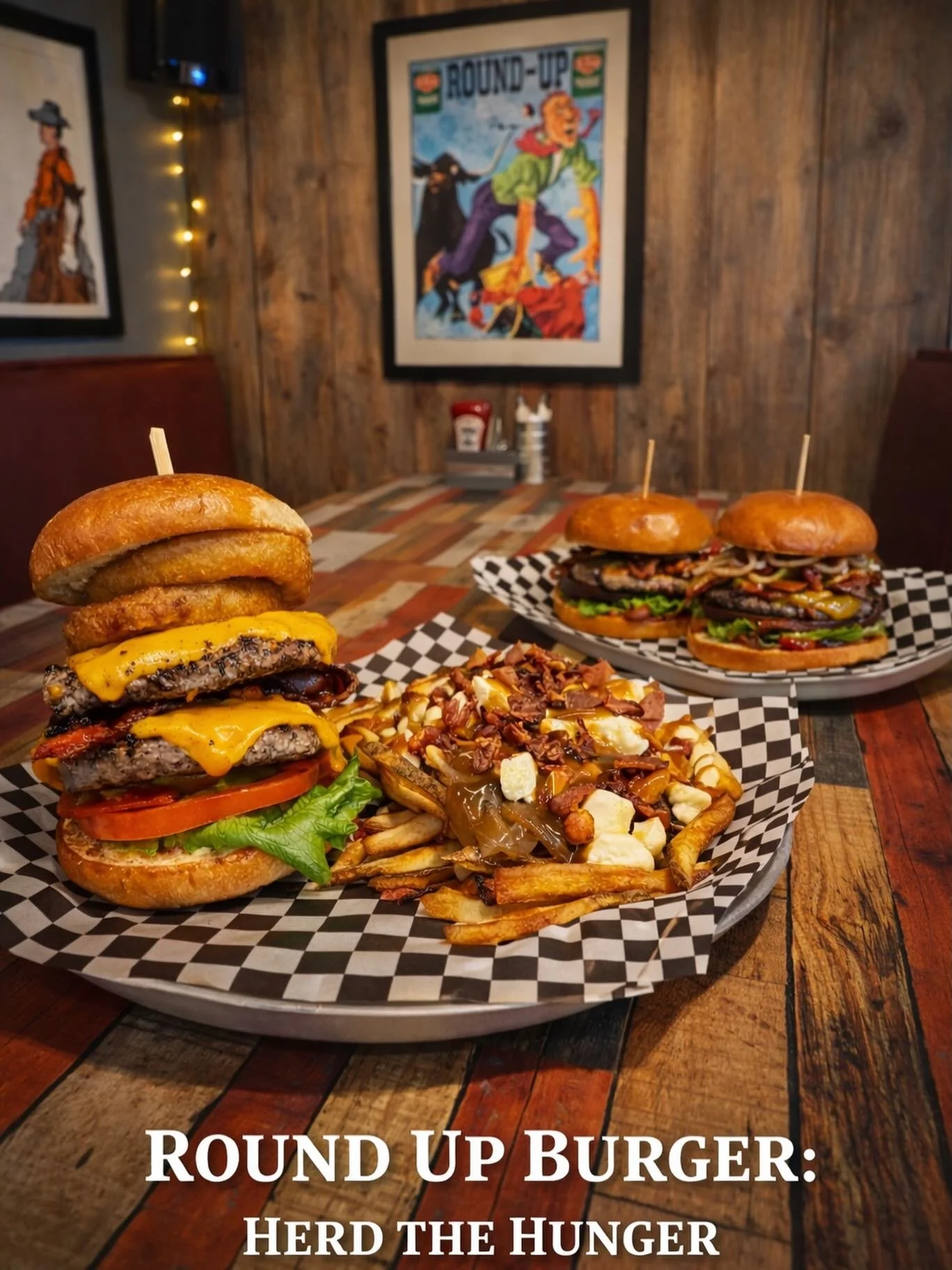 Come and Join The RoundUp 🤠🍔 Handmade just for You 🤲🍔 Can&rsquo;t Wait to See You This week in Oakwood Wednesday To Saturday 11.30-7.30 pm ❤️ #burgers #oakwood #burgerlover #kawarthalakes #handmade