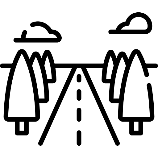 Driveway and access roads