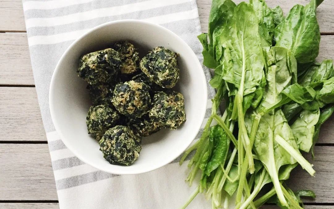 Clean Eating Spinach Ball