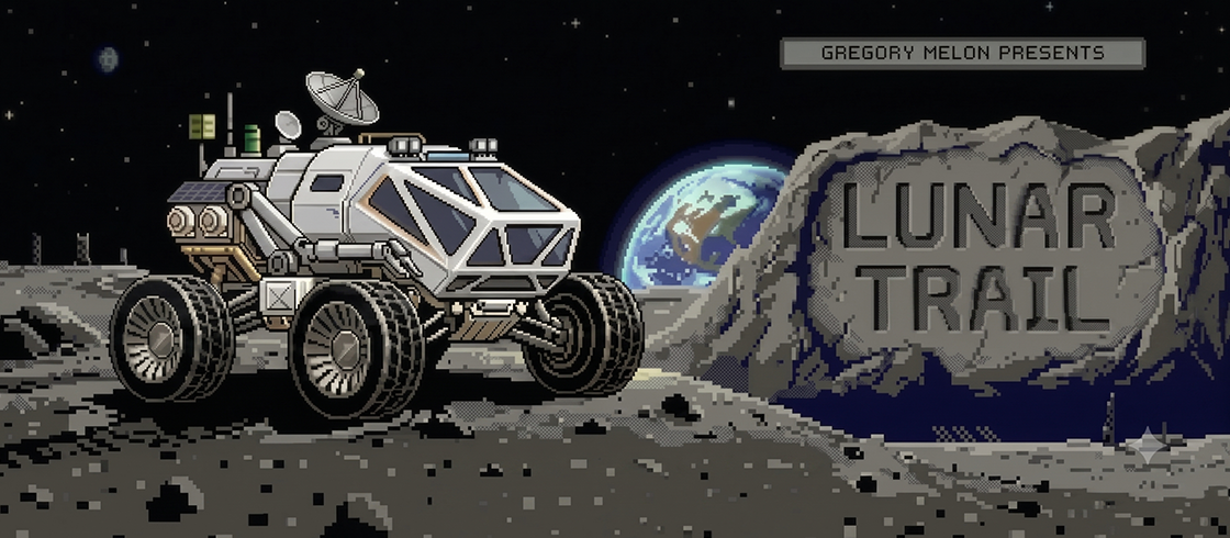 Lunar Trail game title screen