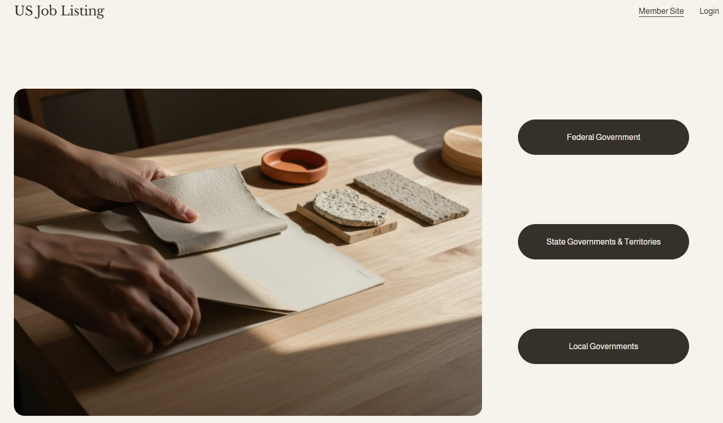 Hands flipping through fabric samples and tile swatches on a wooden table with fabric, clay, and wood pieces around.
