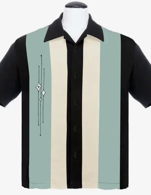 The Finley in Black/Mint/Cream