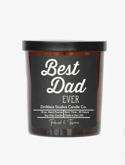 Best Dad Ever- Father's Day Gift- Soy Wax Candle (Endless Summer)