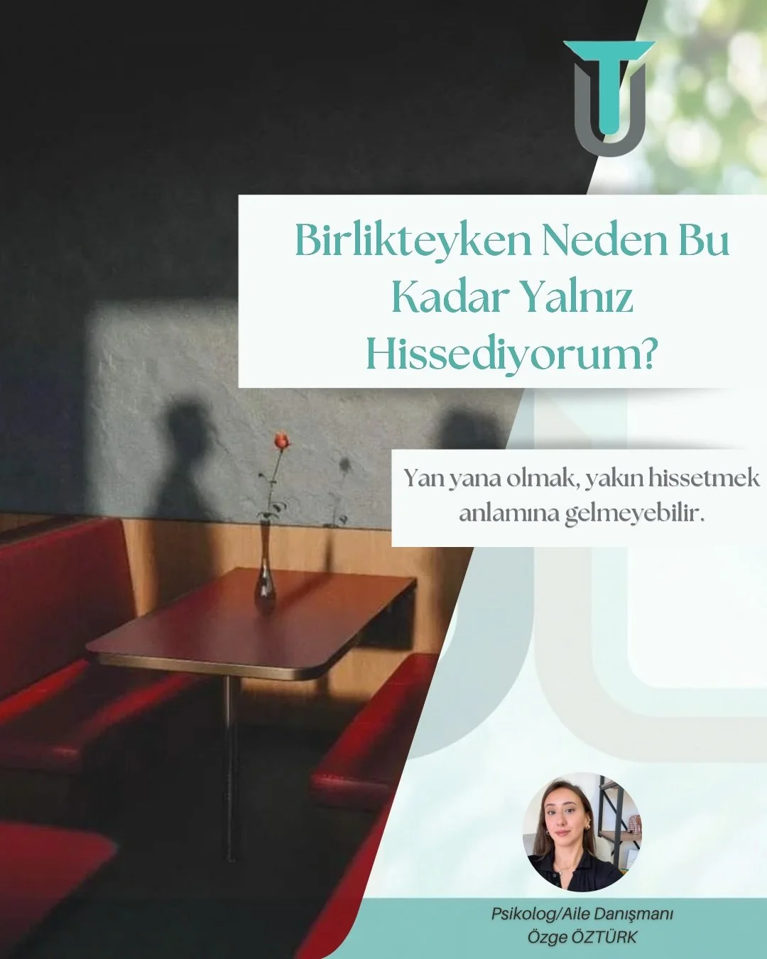 Bazen en derin yalnızlık, tek başına olmak değil; bir ilişkinin i&ccedil;inde kendini g&ouml;r&uuml;lmemiş ve anlaşılmamış hissetmektir.

Birlikte olmak, duygusal bağ kurulduğu anlamına gelmez. Ger&ccedil;ek yakınlık; duyulmak, anlaşılmak ve g&uuml;v