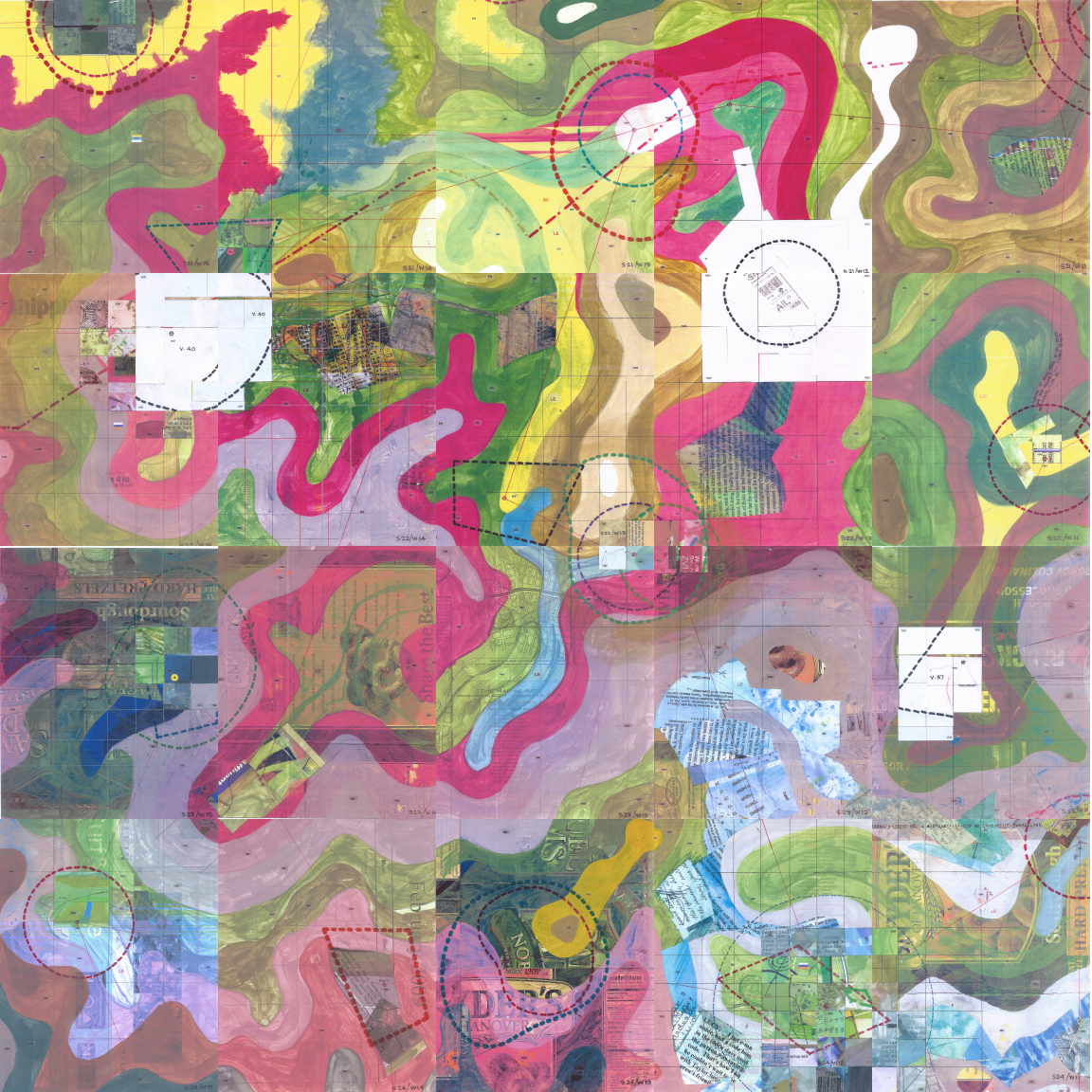 Jerry Gretzinger, Jerry's Map: Exhibition Set 1: Section F.15