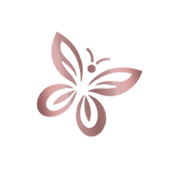 A pink butterfly with light pink wings and a darker pink body.