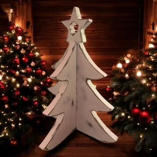 Handcrafted Wooden Christmas Tree