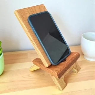 Hardwood Phone Stand