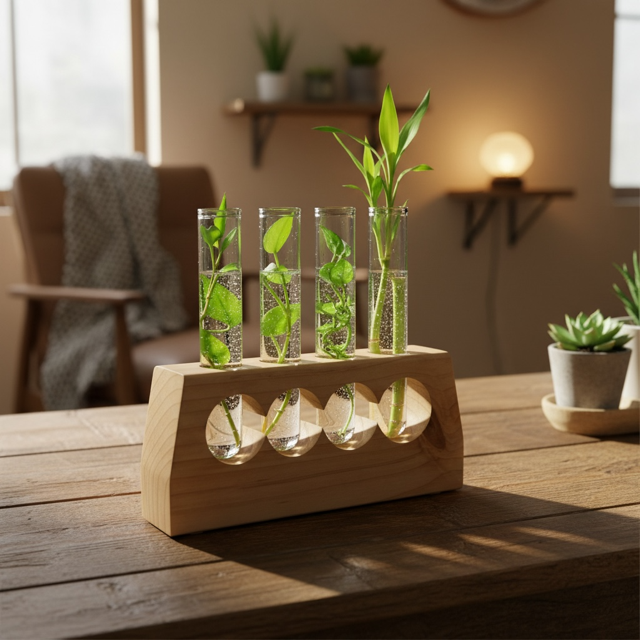 Handcrafted Wooden Propagation Station