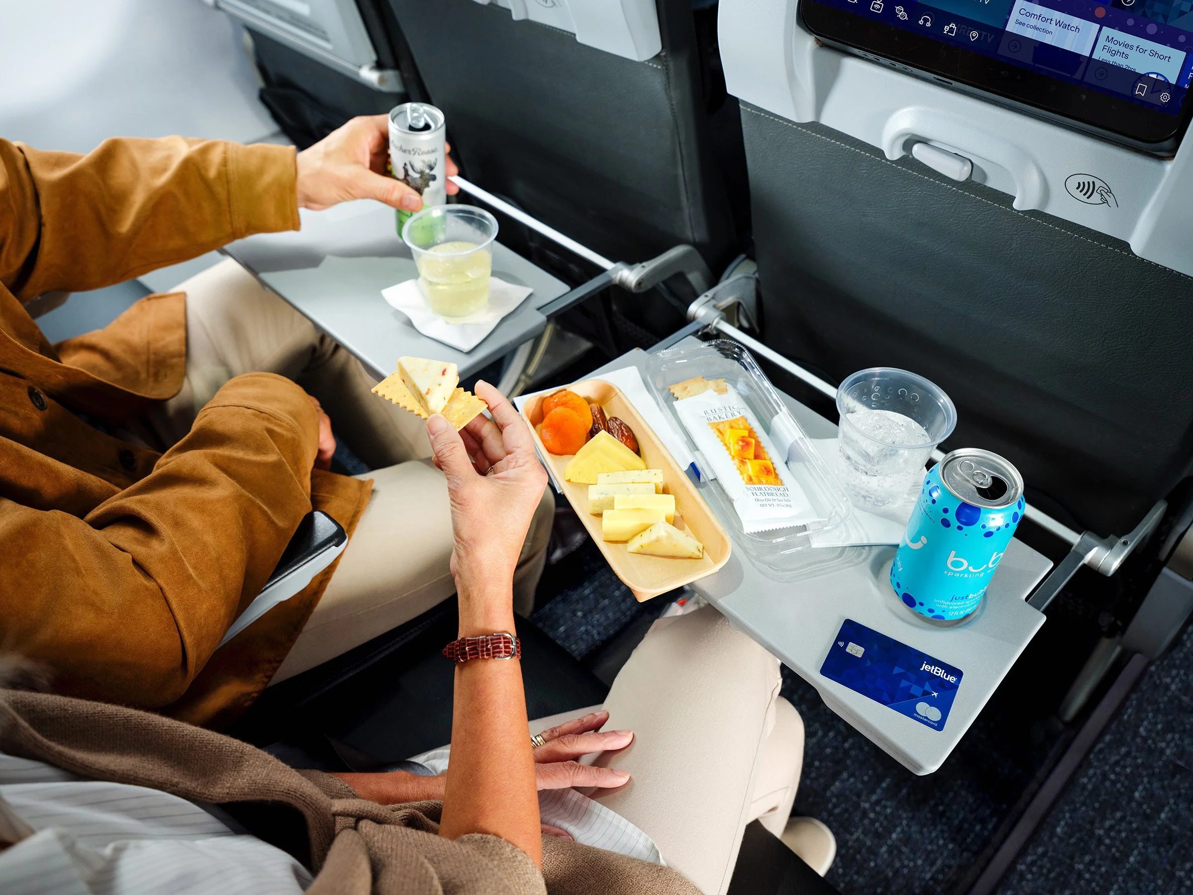 4 JetBlue Onboard Sharing Meal.jpg