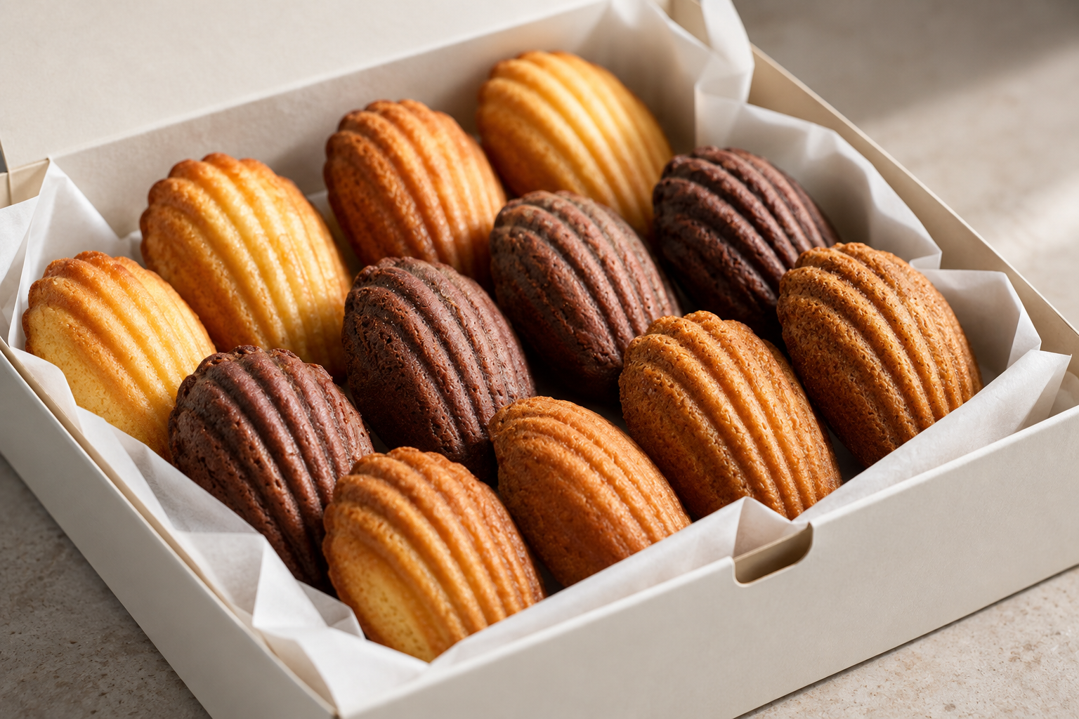 POMME28 pastries and packaging