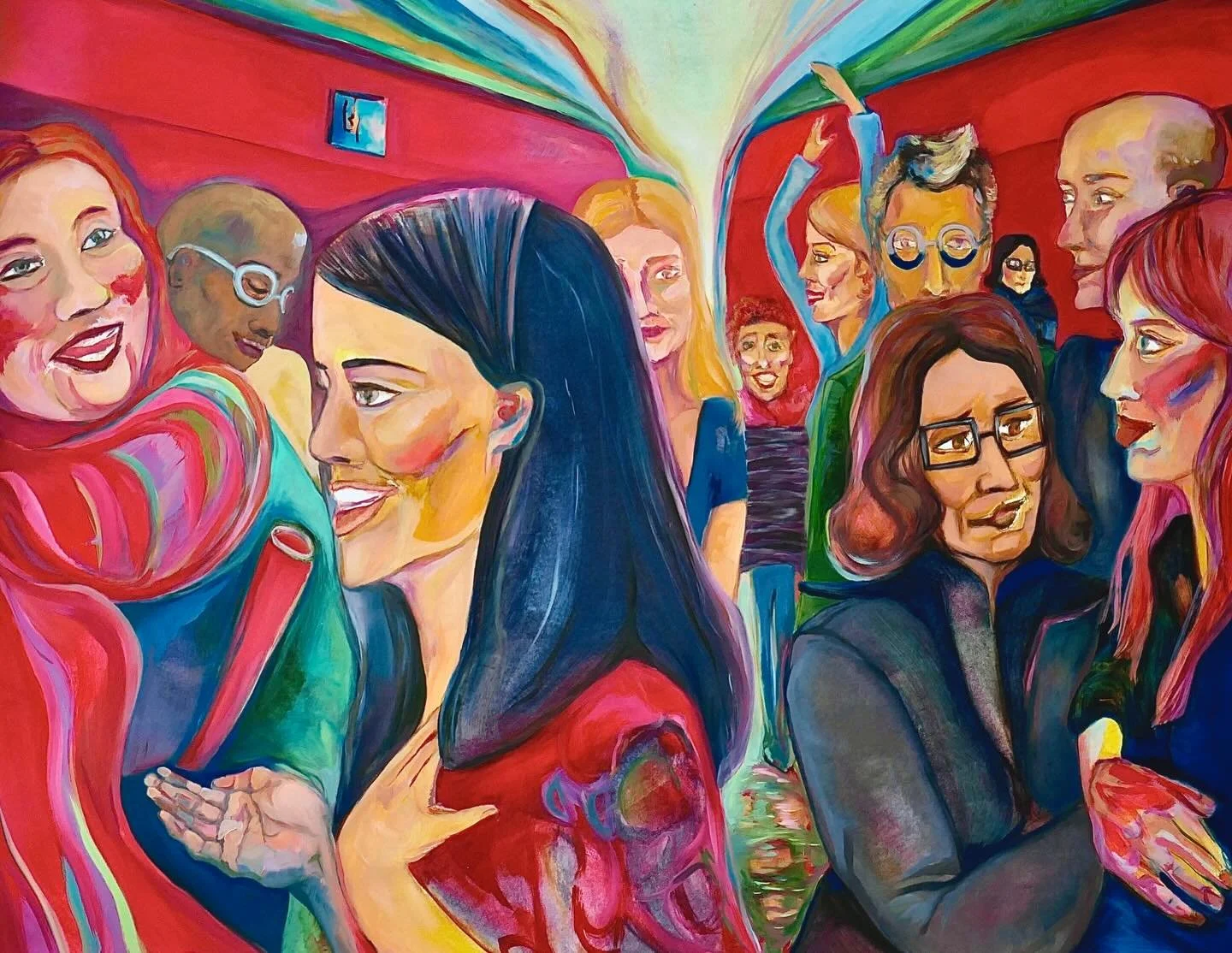 Team building karaoke
🧚🏽&zwj;♀️🌑🌛

Huile sur papier, 110x80cm

Dec 25