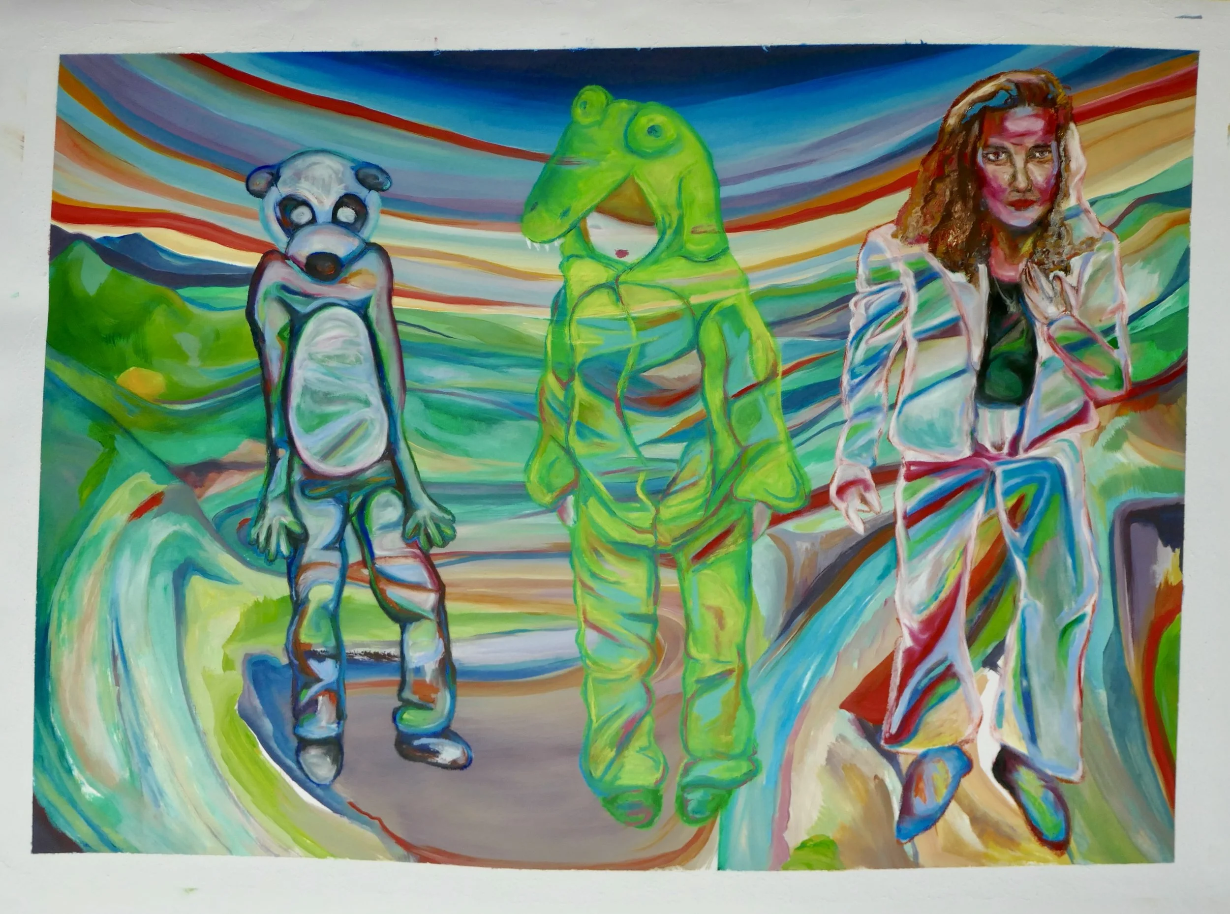 Impression du tableau "Golden Juju"