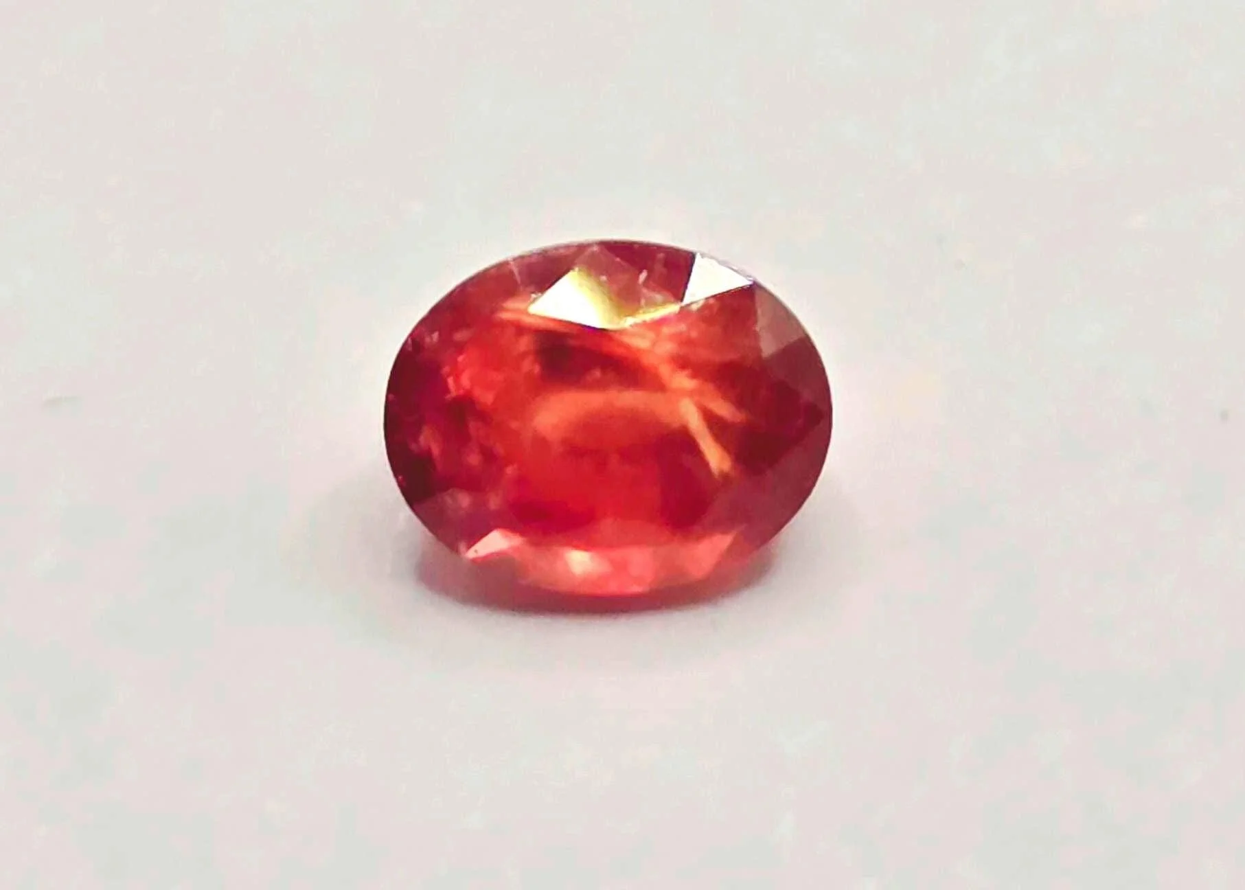 Natural Padparadscha Sapphire 0.65 carat No Heated