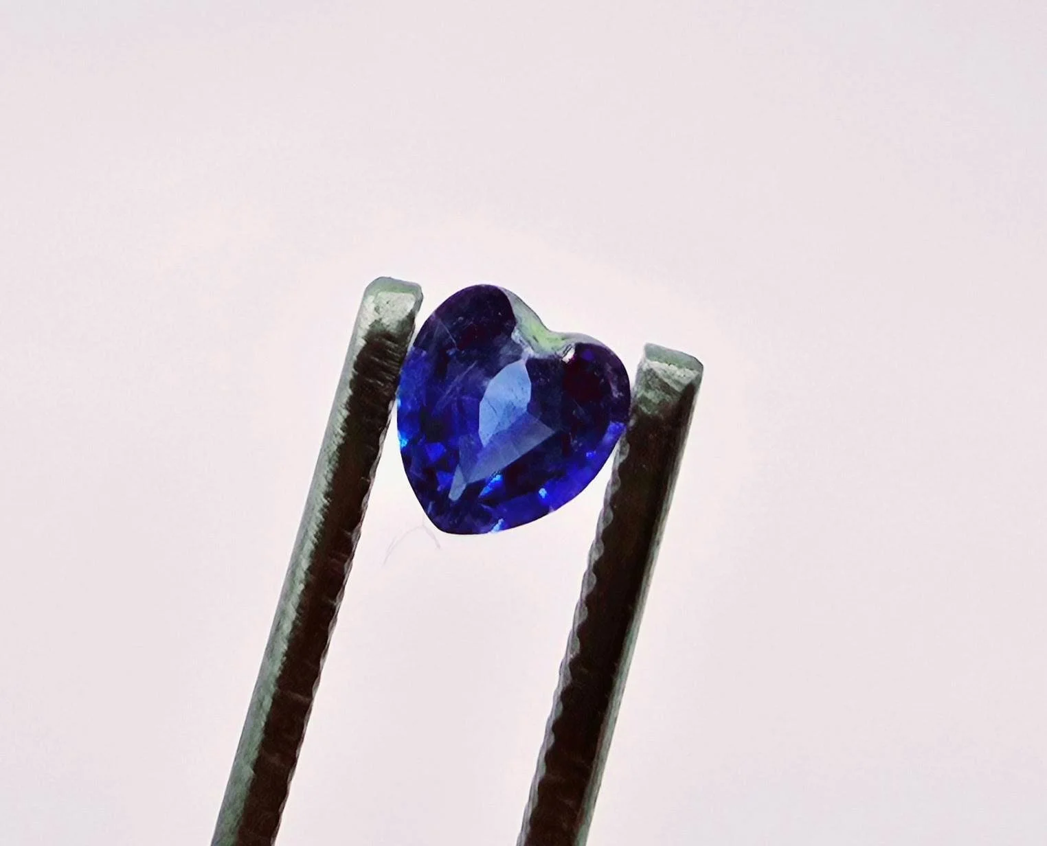 Heart Cut Ceylon Blue Sapphire 0.25 carat